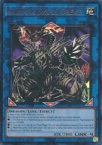 Saryuja Skull Dread Ultra Rare Rarity Collection 5 Yu-Gi-Oh! card