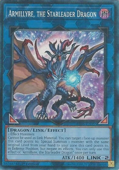 Armillyre the Starleader Dragon Collectors Rare Rarity Collection 5 Yu-Gi-Oh! card