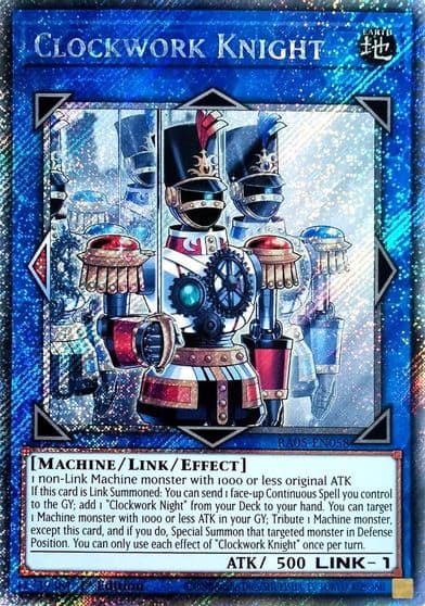 Clockwork Knight Platinum Secret Rare Rarity Collection 5 Yu-Gi-Oh! card