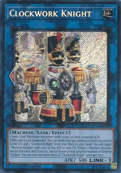 Clockwork Knight Secret Rare Rarity Collection 5 Yu-Gi-Oh! card