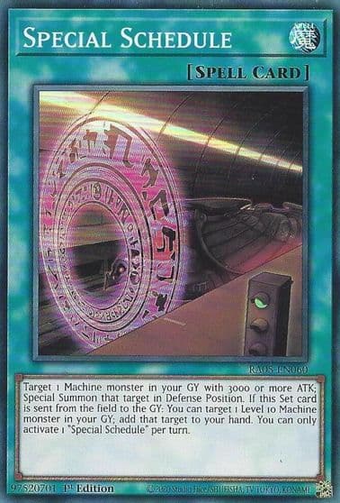 Special Schedule Rarity Collection 5 Yu-Gi-Oh! card