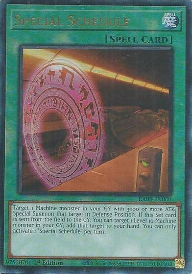 Special Schedule Ultimate Rare Rarity Collection 5 Yu-Gi-Oh! card