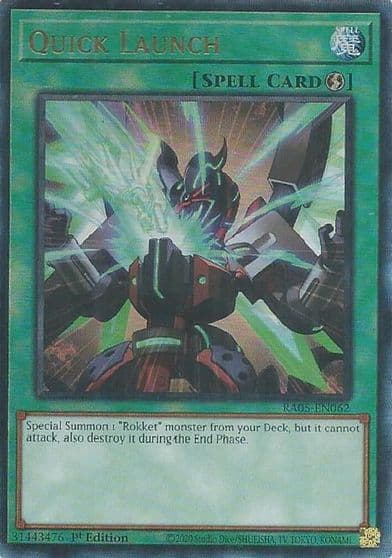 Quick Launch Ultimate Rare Rarity Collection 5 Yu-Gi-Oh! card