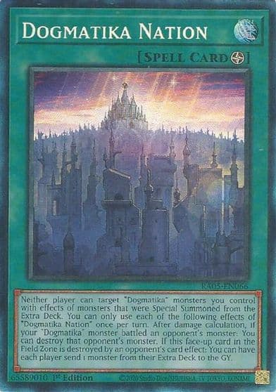 Dogmatika Nation Collectors Rare Rarity Collection 5 Yu-Gi-Oh! card