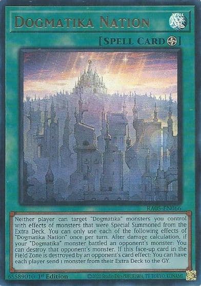 Dogmatika Nation Ultra Rare Rarity Collection 5 Yu-Gi-Oh! card
