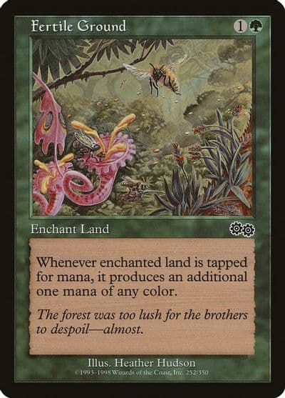 Fertile Ground Urza's Saga Magic card