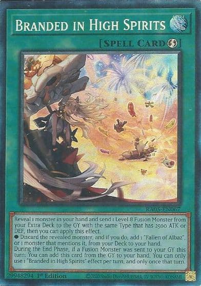 Branded in High Spirits Collectors Rare Rarity Collection 5 Yu-Gi-Oh! card