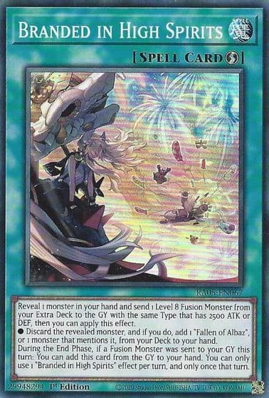 Branded in High Spirits Rarity Collection 5 Yu-Gi-Oh! card