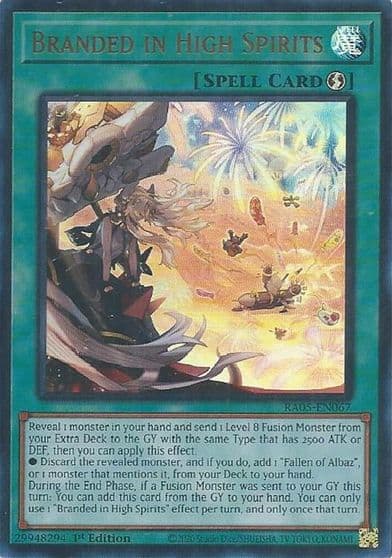 Branded in High Spirits Ultra Rare Rarity Collection 5 Yu-Gi-Oh! card