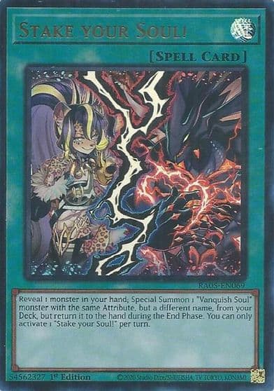 Stake your Soul Ultra Rare Rarity Collection 5 Yu-Gi-Oh! card