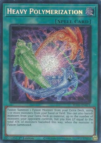 Heavy Polymerization Secret Rare Rarity Collection 5 Yu-Gi-Oh! card