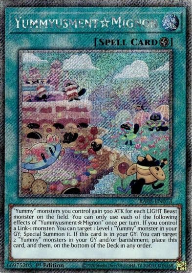 YummyusmentMignon Platinum Secret Rare Rarity Collection 5 Yu-Gi-Oh! card
