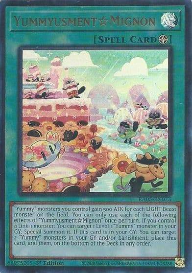 YummyusmentMignon Ultra Rare Rarity Collection 5 Yu-Gi-Oh! card