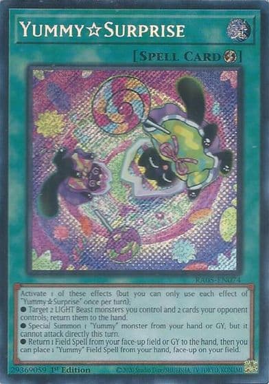 YummySurprise Secret Rare Rarity Collection 5 Yu-Gi-Oh! card