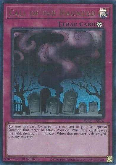 Call of the Haunted Ultra Rare Rarity Collection 5 Yu-Gi-Oh! card