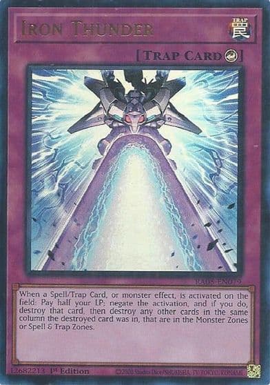 Iron Thunder Ultra Rare Rarity Collection 5 Yu-Gi-Oh! card