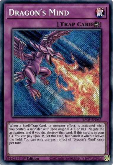 Dragons Mind Secret Rare Rarity Collection 5 Yu-Gi-Oh! card