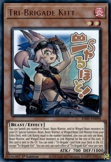 Tri Brigade Kitt Rarity Collection 5 Yu-Gi-Oh! card