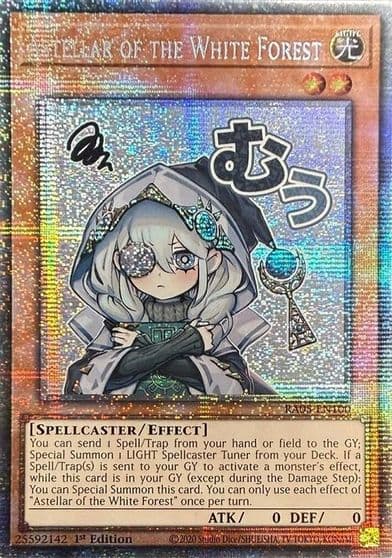 Astellar of the White Forest Starlight Rare Rarity Collection 5 Yu-Gi-Oh! card