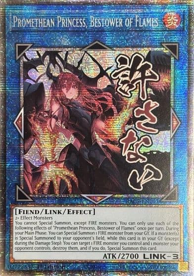 Promethean Princess Bestower of Flames Starlight Rare Rarity Collection 5 Yu-Gi-Oh! card