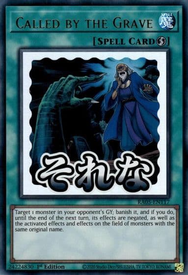 Called by the Grave Rarity Collection 5 Yu-Gi-Oh! card
