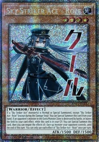 Sky Striker Ace Roze Starlight Rare Rarity Collection 5 Yu-Gi-Oh! card