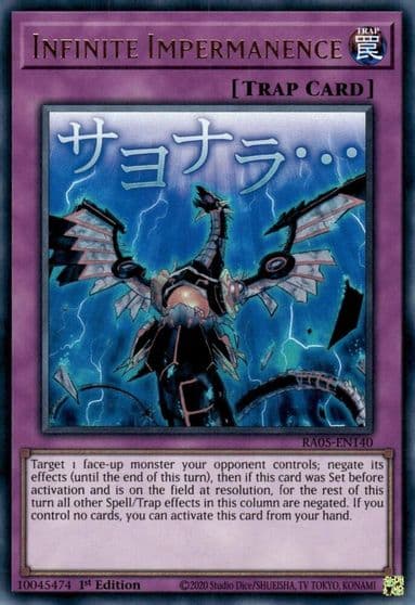 Infinite Impermanence Rarity Collection 5 Yu-Gi-Oh! card