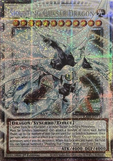 Shooting Quasar Dragon Starlight Rare Rarity Collection 5 Yu-Gi-Oh! card