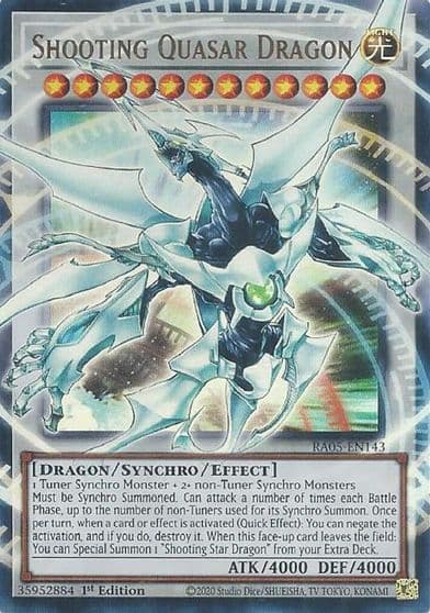 Shooting Quasar Dragon Rarity Collection 5 Yu-Gi-Oh! card