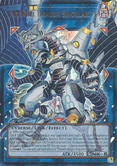 Firewall Dragon Singularity Rarity Collection 5 Yu-Gi-Oh! card