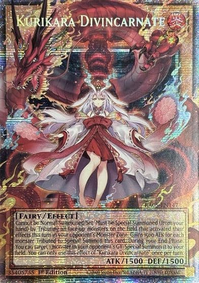 Kurikara Divincarnate Starlight Rare Rarity Collection 5 Yu-Gi-Oh! card