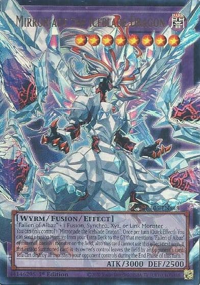 Mirrorjade the Iceblade Dragon Rarity Collection 5 Yu-Gi-Oh! card