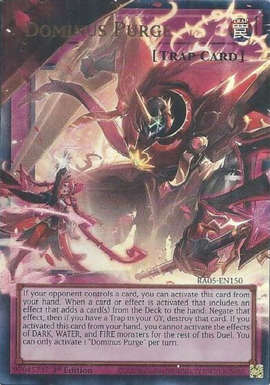 Dominus Purge Extended Art Rarity Collection 5 Yu-Gi-Oh! card