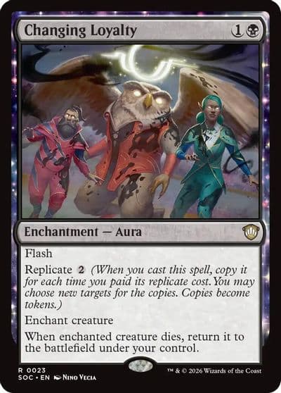 Changing Loyalty Commander: Secrets of Strixhaven Magic card