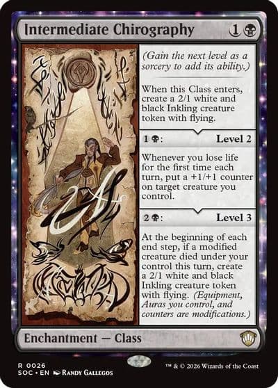 Intermediate Chirography Commander: Secrets of Strixhaven Magic card