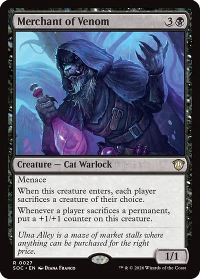 Merchant of Venom Commander: Secrets of Strixhaven Magic card
