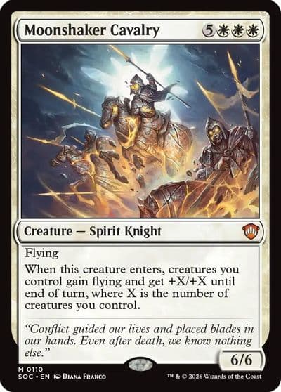 Moonshaker Cavalry Commander: Secrets of Strixhaven Magic card