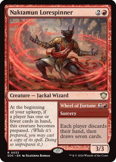 Naktamun Lorespinner Commander: Secrets of Strixhaven Magic card