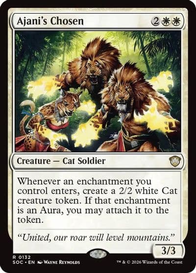 Ajanis Chosen Commander: Secrets of Strixhaven Magic card