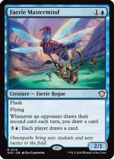 Faerie Mastermind Commander: Secrets of Strixhaven Magic card