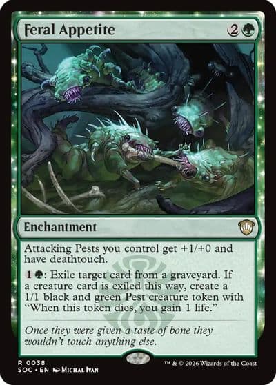 Feral Appetite Commander: Secrets of Strixhaven Magic card