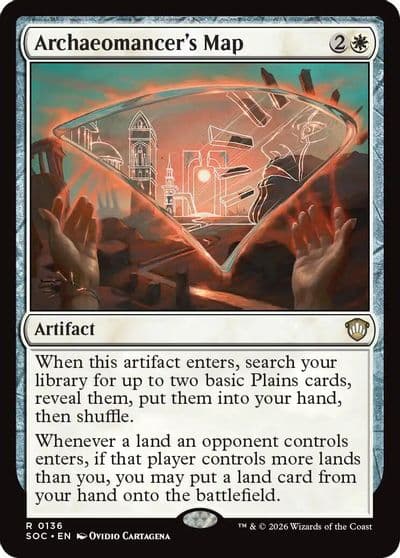 Archaeomancers Map Commander: Secrets of Strixhaven Magic card