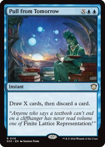 Pull from Tomorrow Commander: Secrets of Strixhaven Magic card