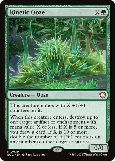 Kinetic Ooze Commander: Secrets of Strixhaven Magic card