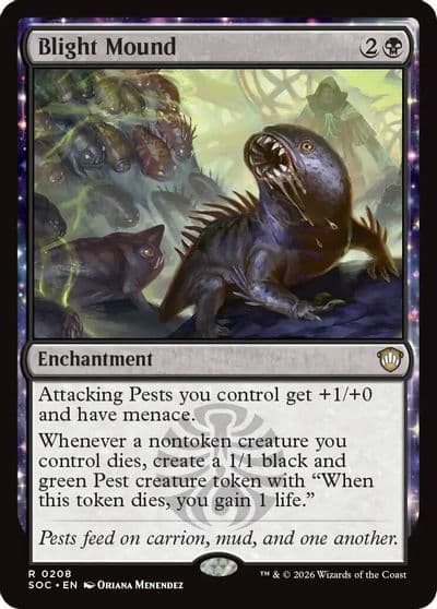 Blight Mound Commander: Secrets of Strixhaven Magic card