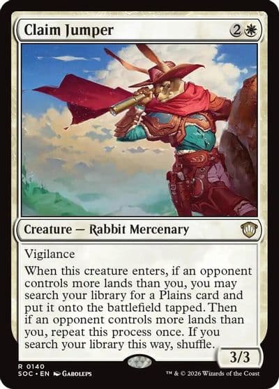 Claim Jumper Commander: Secrets of Strixhaven Magic card