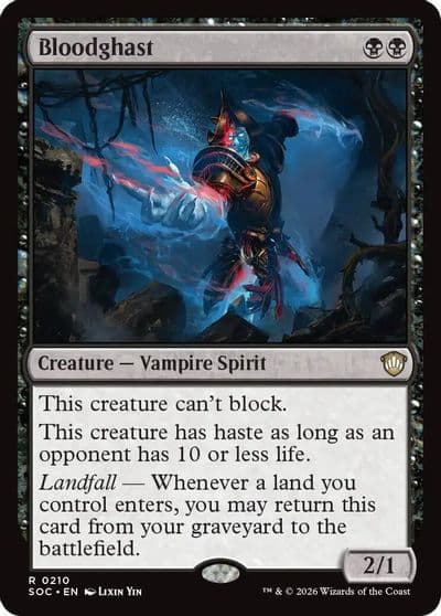 Bloodghast Commander: Secrets of Strixhaven Magic card