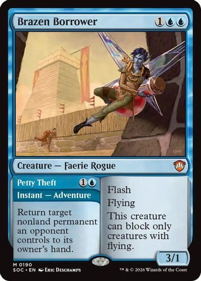 Brazen Borrower Commander: Secrets of Strixhaven Magic card