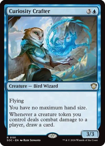Curiosity Crafter Commander: Secrets of Strixhaven Magic card