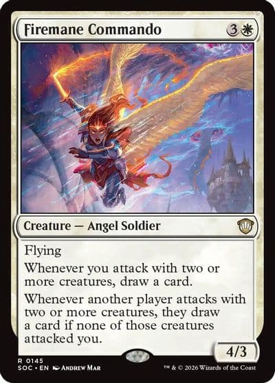 Firemane Commando Commander: Secrets of Strixhaven Magic card